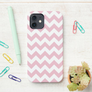 Pink Zigzag, Pink Chevron, Geometric Pattern iPhone 12 Case