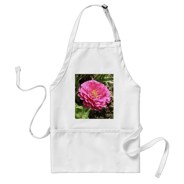 Pink Zinnia Apron (Front)