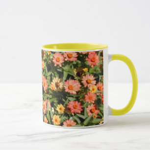 Pink Zinnias Mug