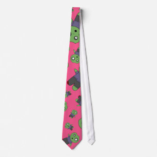 Pink zombies tie