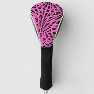 pinkblackanista floral golf head cover