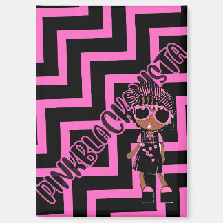 pinkblackanista magnet