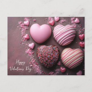 Pinke Valentine's Day Postcard