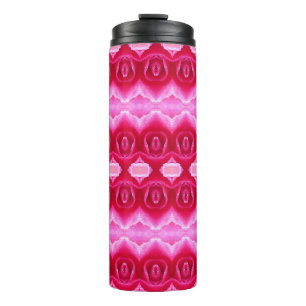 Pinkey Rose Ikat 7 Thermal Tumbler