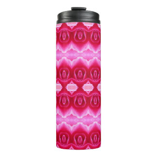 Pinkey Rose Ikat 7 Thermal Tumbler
