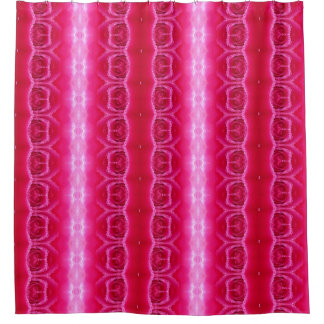 Pinkey Rose Ikat 8 Shower Curtain
