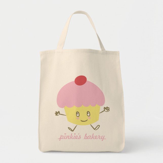 Pinkie's Bakery Cupcake Tote Bag (Front)