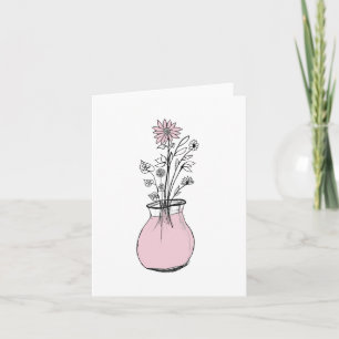 Pinkish Greeting Card