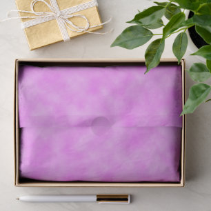 Pinkish Purple Created Clouds Abstract Art Design Tissue Paper