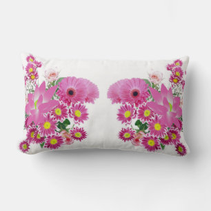 Pinkish Purple Flowers Cosy Pillow