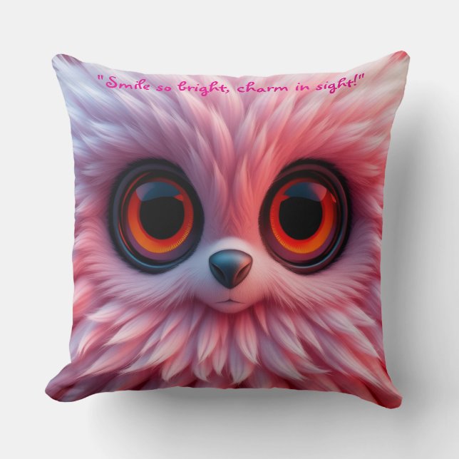 Pinkishes Character Cushion (Front)