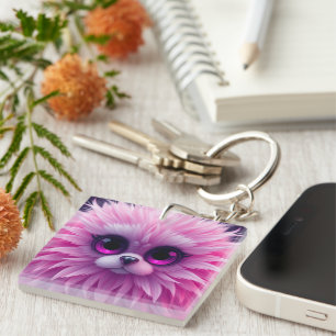 Pinkishes Character Key Ring
