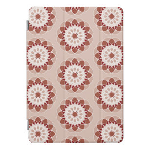 Pinkk and Burgundy Floral Mandala Pattern iPad Pro Cover