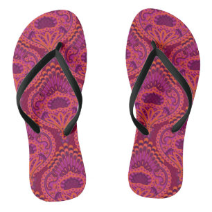 Pinkoinko - Feathered Paisley Thongs