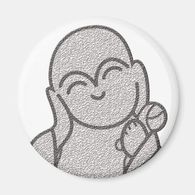 Pinkoro Jizo Magnet (Front)