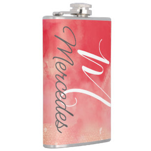 Pinks and Reds Tie Dye iPad Smart Cover Hip Flask