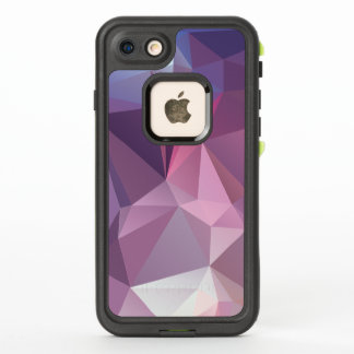 Pinks Blues Abstract Pyramid Pattern