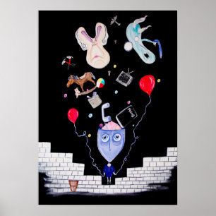 Pink's Wall 20x28 Poster