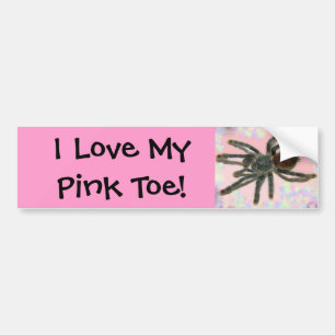 pinktoe bumper sticker