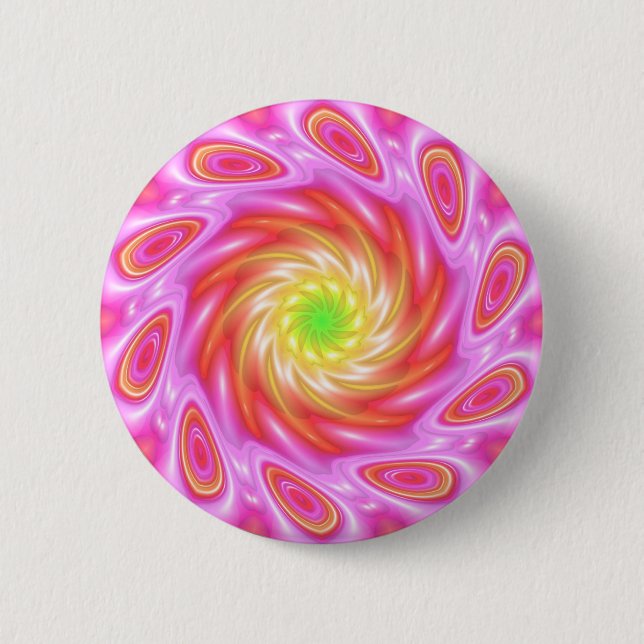 Pinky 6 Cm Round Badge (Front)
