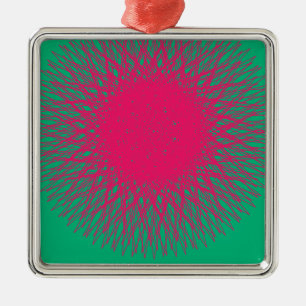 pinky abstract metal tree decoration