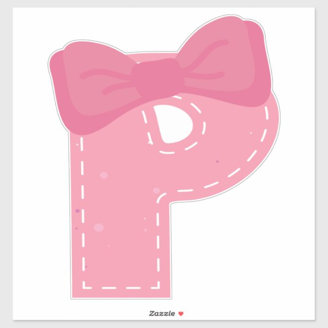 PINKY ALPHABET  -P-  (Sheet)
