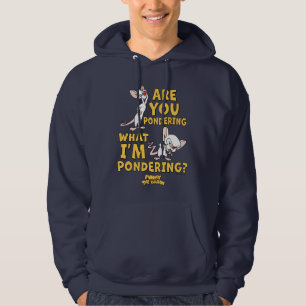 Pinky and the Brain   Are You Pondering? Hoodie