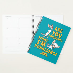 Pinky and the Brain   Are You Pondering? Planner