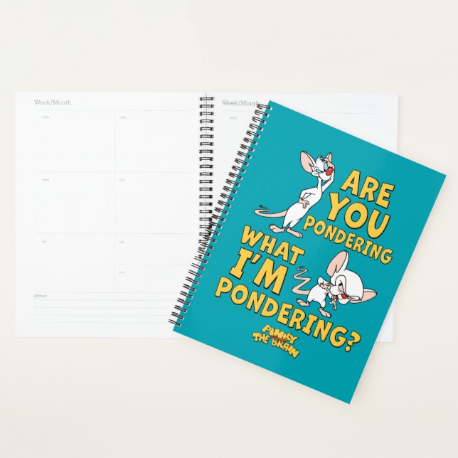 Pinky and the Brain | Are You Pondering? Planner (Display)