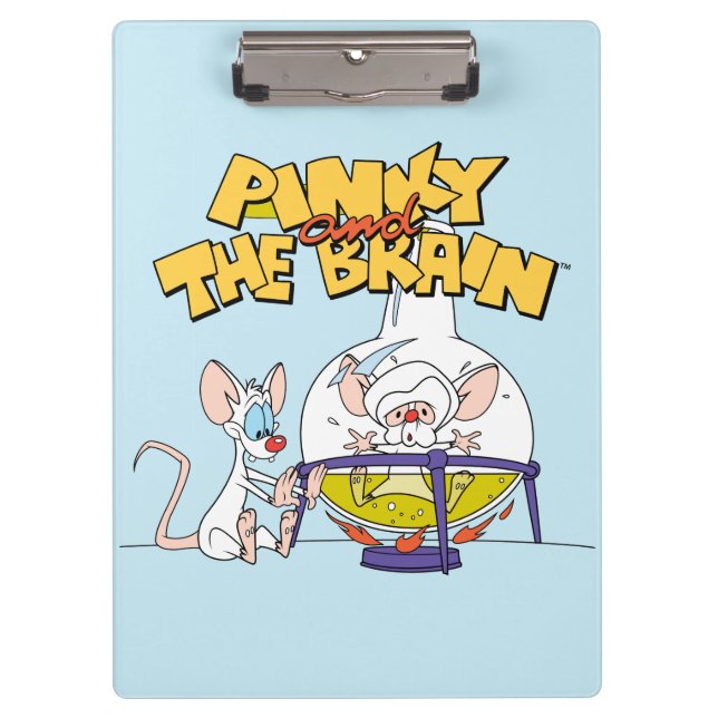 Pinky and the Brain | Laboratory Science Clipboard (Front)