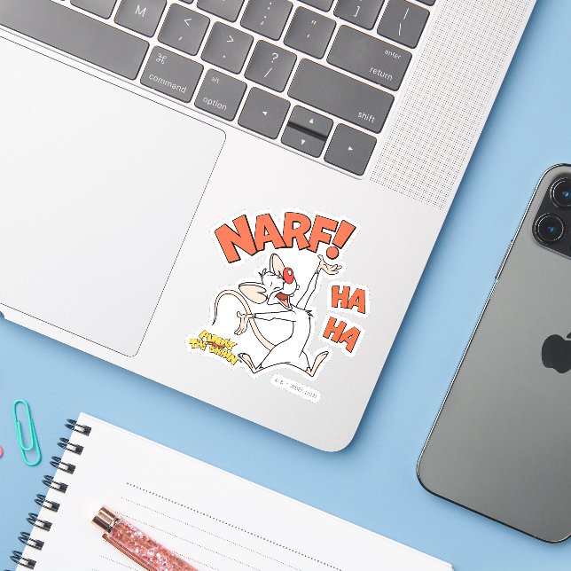 Pinky and the Brain | Pinky "Narf!" (Laptop w/ iPhone)