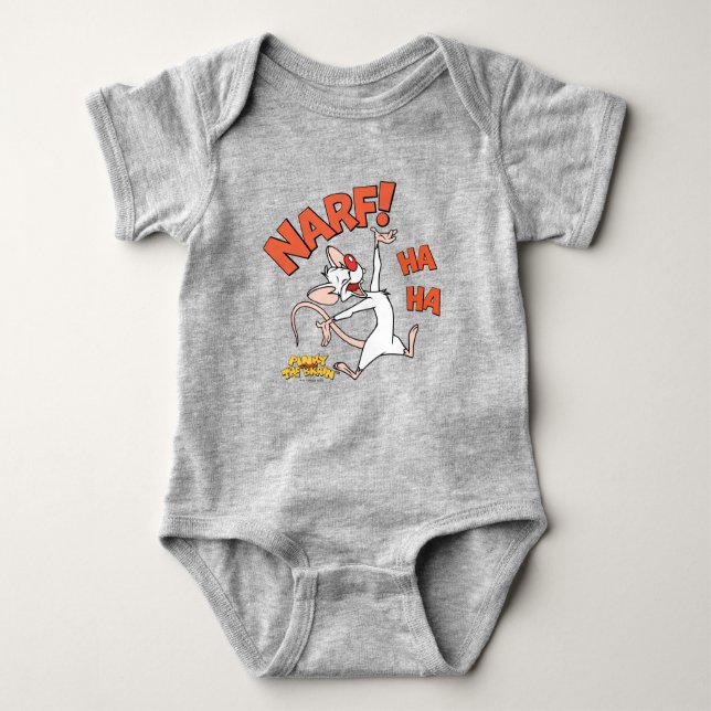 Pinky and the Brain | Pinky "Narf!" Baby Bodysuit (Front)