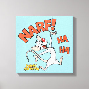 Pinky and the Brain Pinky "Narf!" Canvas Print