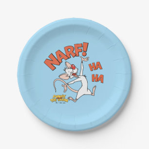 Pinky and the Brain   Pinky "Narf!" Paper Plate