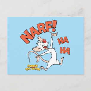 Pinky and the Brain   Pinky "Narf!" Postcard