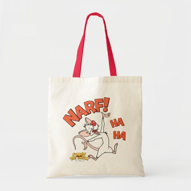 Pinky and the Brain | Pinky "Narf!" Tote Bag (Front)