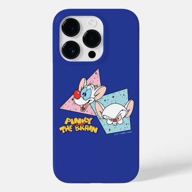 Pinky and the Brain | Retro Character Graphics Case-Mate iPhone Case (Back)