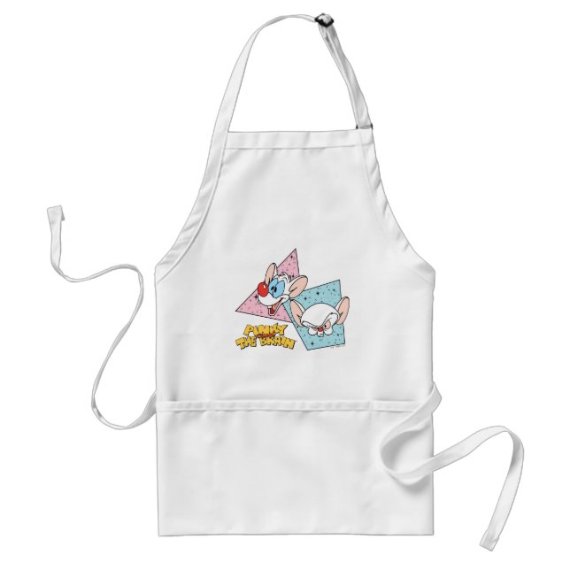 Pinky and the Brain | Retro Character Graphics Standard Apron (Front)