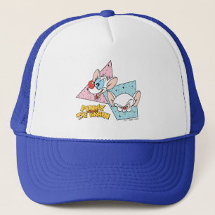 Pinky and the Brain   Retro Character Graphics Trucker Hat