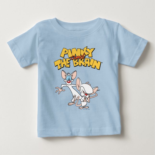 Pinky and the Brain | Show Logo Baby T-Shirt (Front)