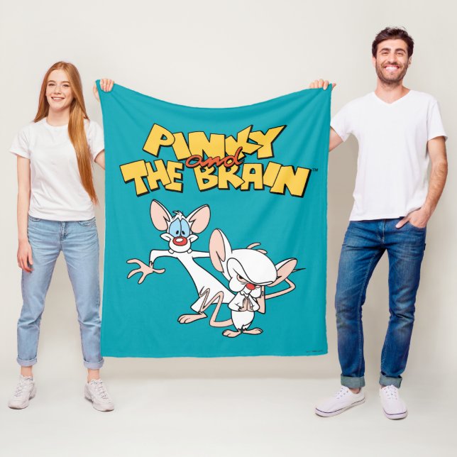 Pinky and the Brain | Show Logo Fleece Blanket (In Situ)