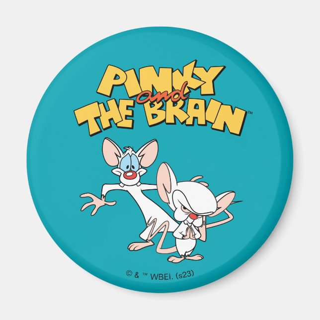 Pinky and the Brain | Show Logo Magnet (Front)