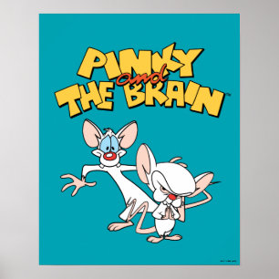 Pinky and the Brain   Show Logo Poster