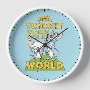Pinky and the Brain   Take Over The World Clock