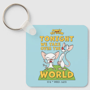 Pinky and the Brain   Take Over The World Key Ring