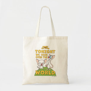 Pinky and the Brain   Take Over The World Tote Bag