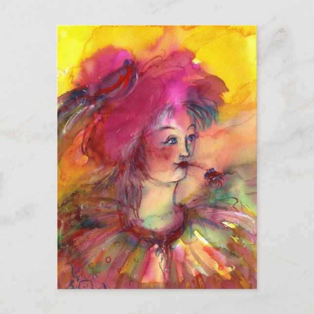 PINKY CLOWN POSTCARD (Front)
