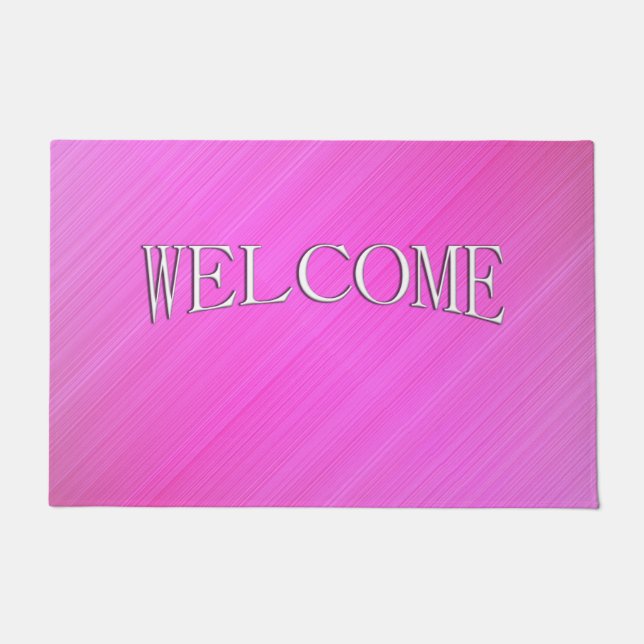 Pinky Do Wa Welcome Mat (Front)