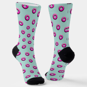 Pinky Doughnut - colourful sprinkles 1 Socks