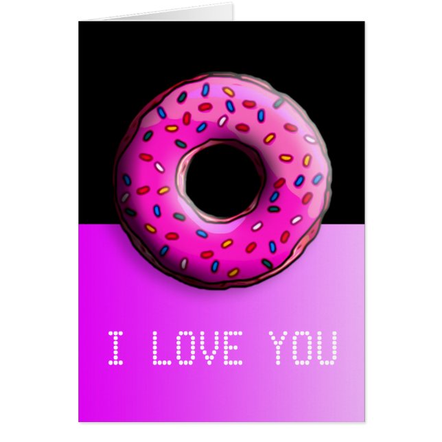 Pinky Doughnut with colourful sprinkles + your (Front)